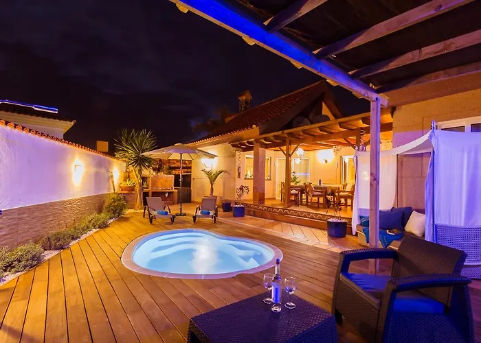 Villa Hibiscus Centrum Private Pool Family Corralejo